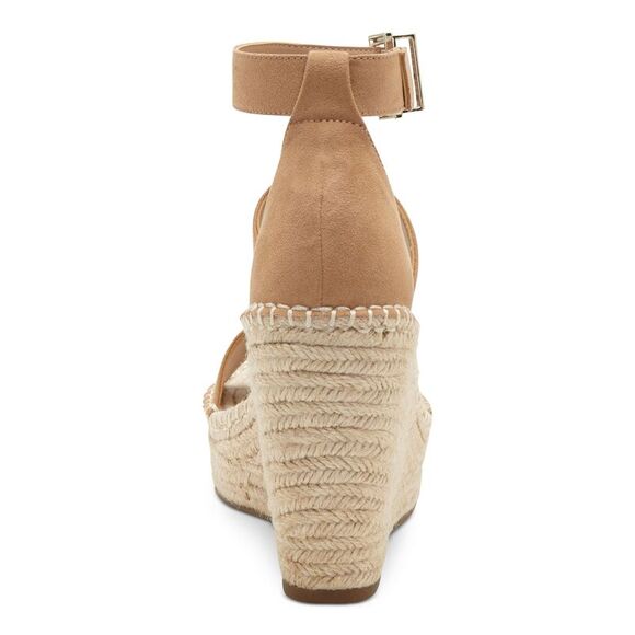 INC Womens Beige 1" Platform Catiana Almond Toe Wedge Espadrille Shoes 9.5 M - Picture 2 of 4